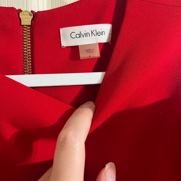 Red Calvin Klein Dress - Picture 4 of 5